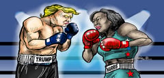 Trump vs Harris, a slambang affair